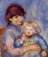 Renoir, Pierre Auguste - Motherhood, Child with a Biscuit
